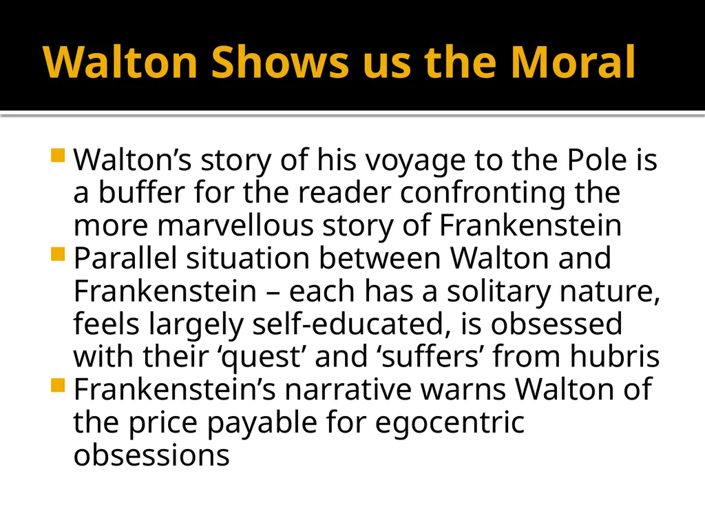 Mary Shelley’s Frankenstein Massive Revision - slide 8 of 28
