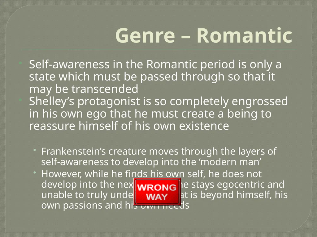 Introduction to Frankenstein © The English - slide 24 of 32