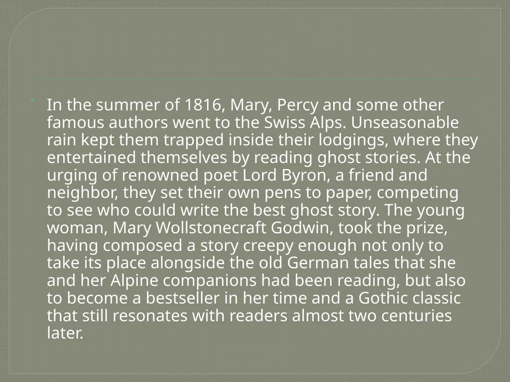 Introduction to Frankenstein © The English - slide 3 of 32