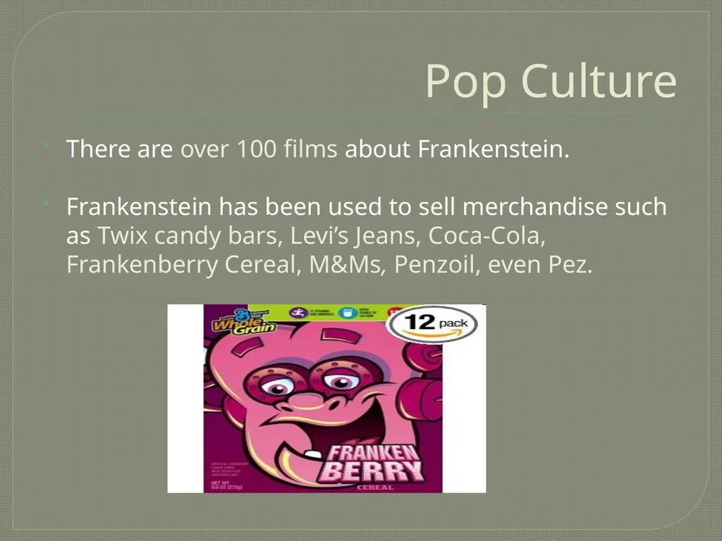 Introduction to Frankenstein © The English - slide 29 of 32