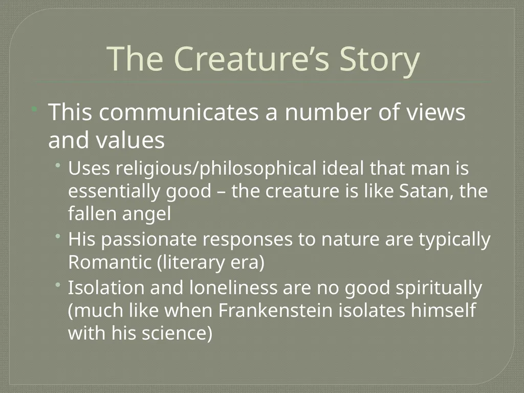 Introduction to Frankenstein © The English - slide 10 of 32