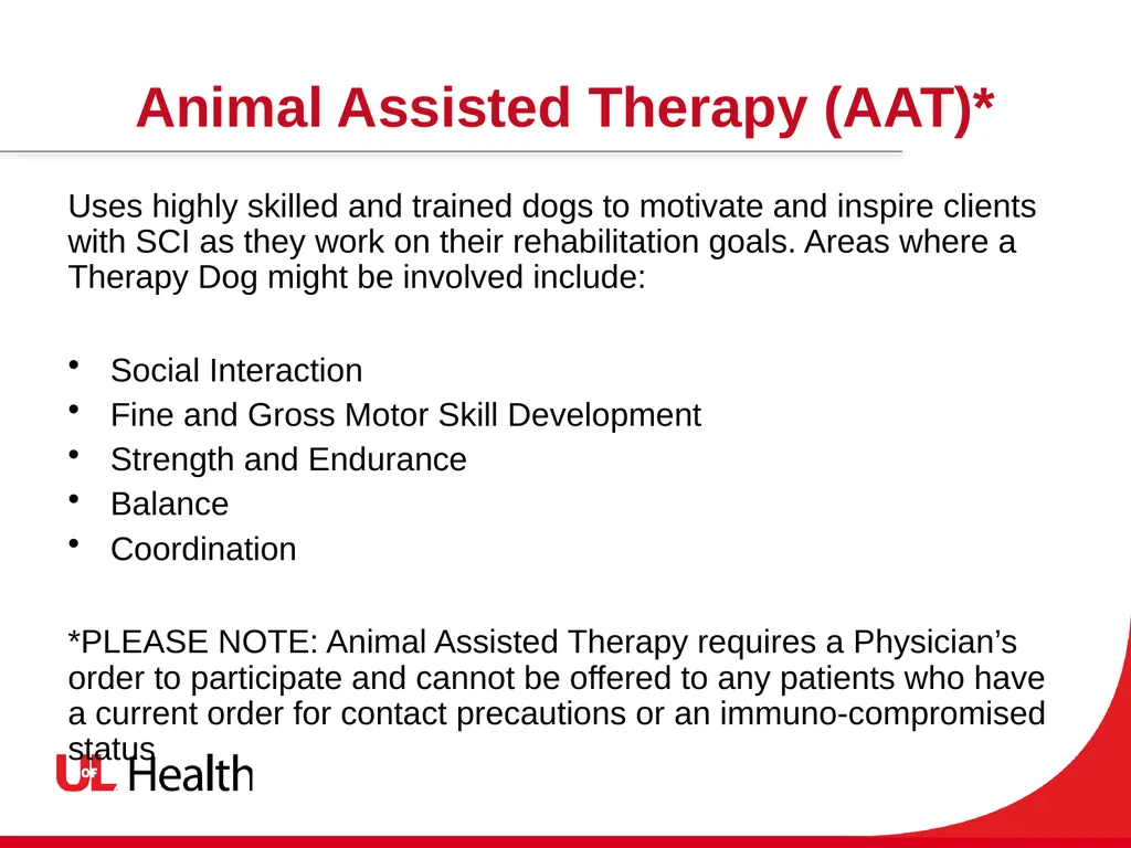 Recreation Therapy and Spinal Cord Injury (SCI) - slide 8 of 13