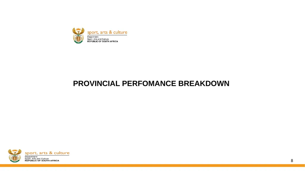 DSAC MIG: SPORT AND RECREATION INFRASTRUCTURE - slide 8 of 49