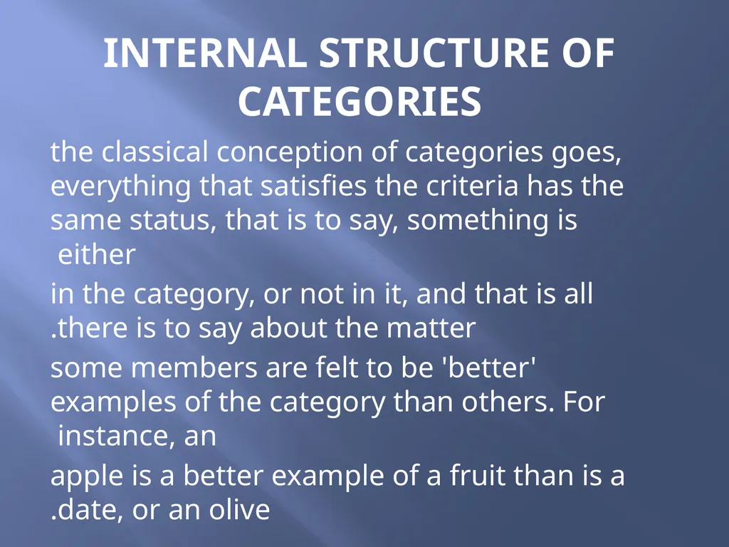 SEMANTICS Word meanings and concepts By: Dania - slide 17 of 57