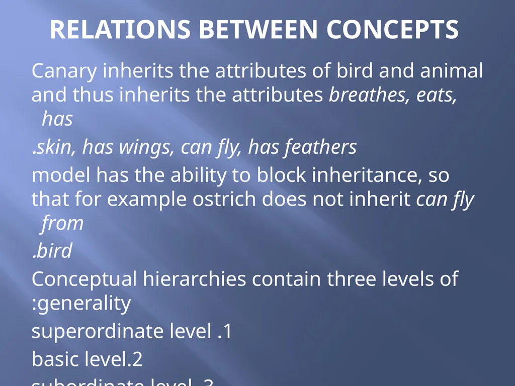 SEMANTICS Word meanings and concepts By: Dania - slide 52 of 57