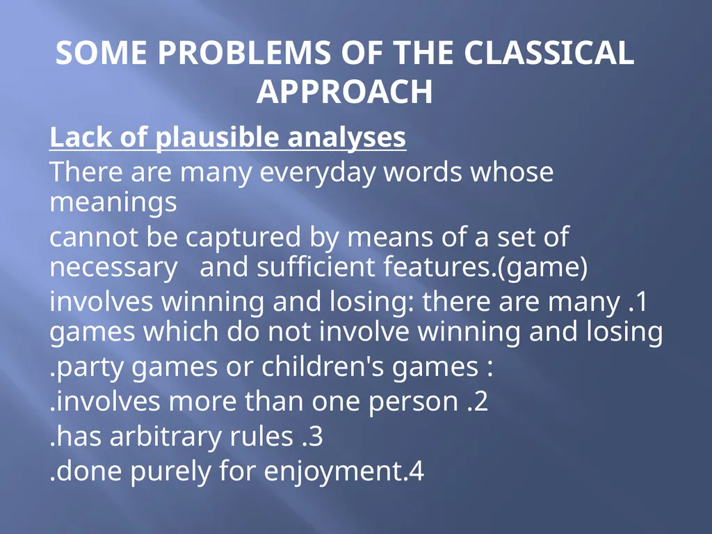SEMANTICS Word meanings and concepts By: Dania - slide 15 of 57