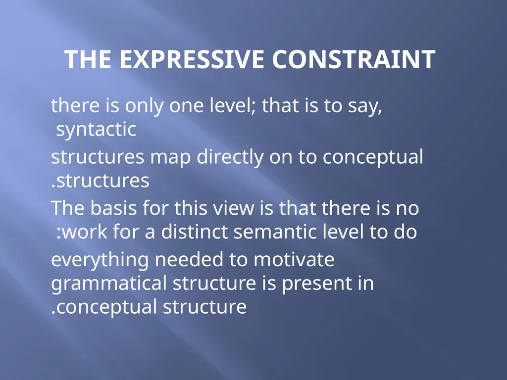 SEMANTICS Word meanings and concepts By: Dania - slide 12 of 57