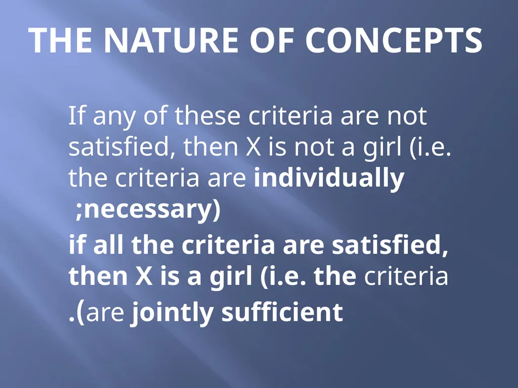 SEMANTICS Word meanings and concepts By: Dania - slide 14 of 57