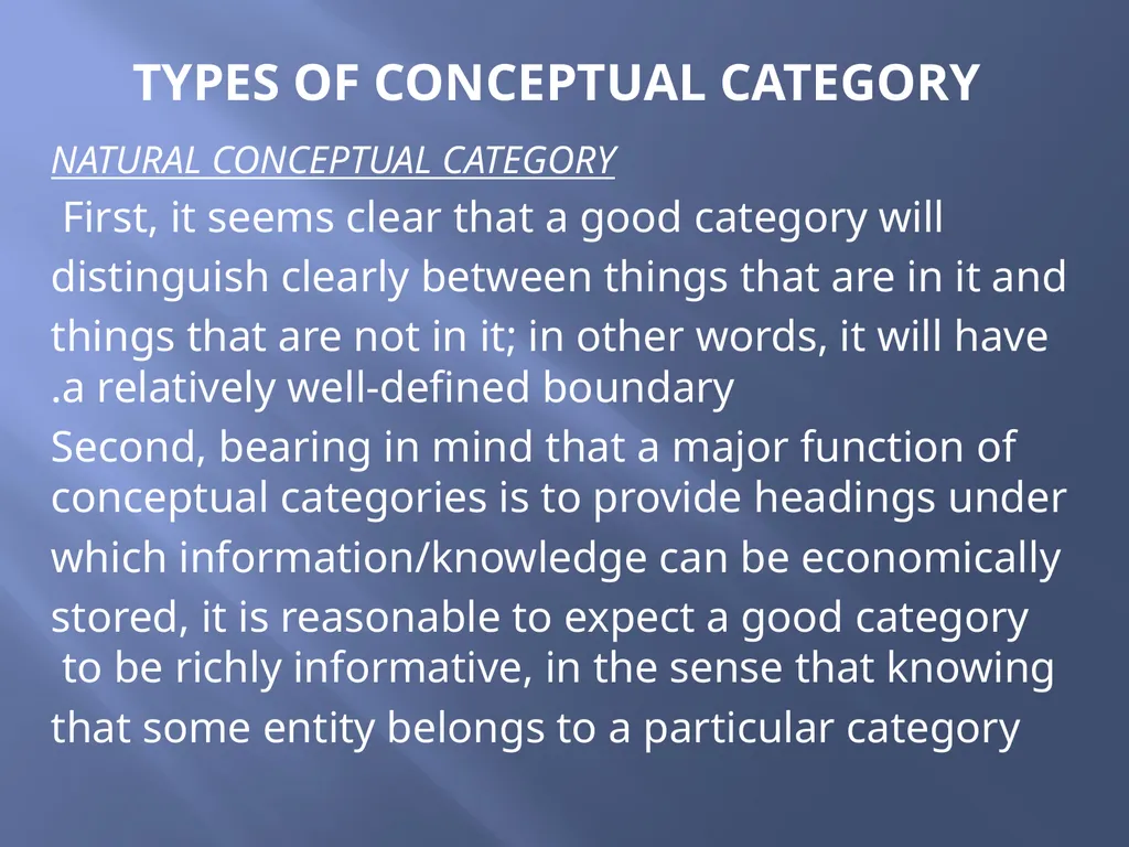 SEMANTICS Word meanings and concepts By: Dania - slide 38 of 57