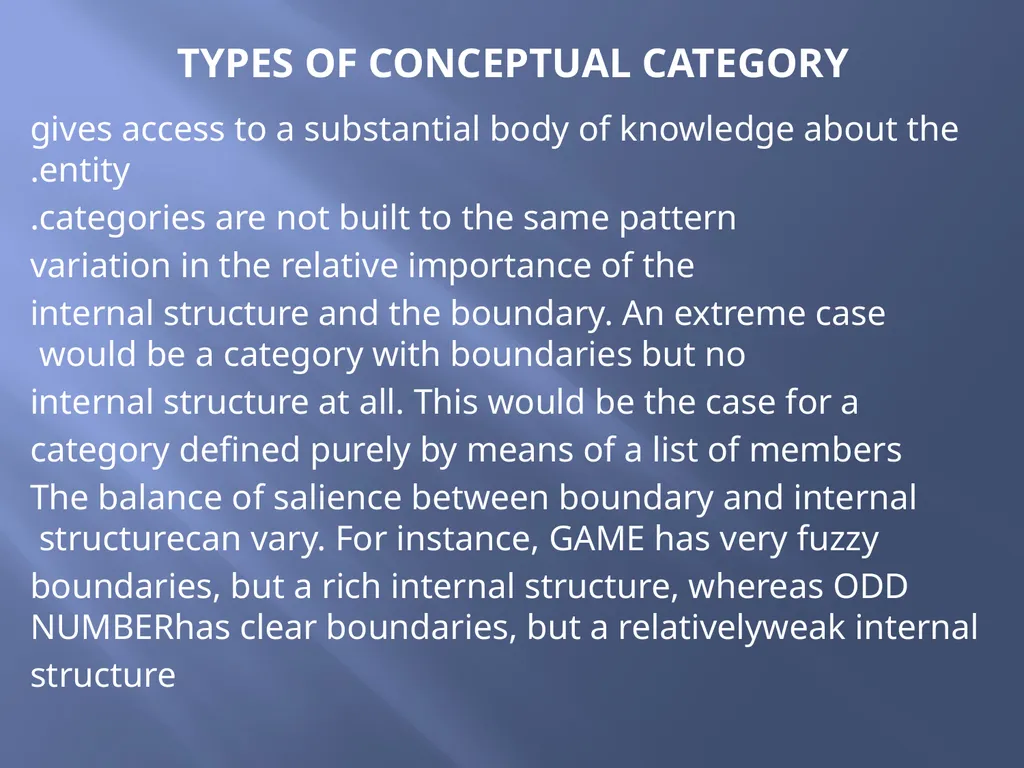 SEMANTICS Word meanings and concepts By: Dania - slide 39 of 57