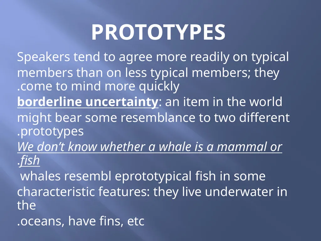 SEMANTICS Word meanings and concepts By: Dania - slide 48 of 57