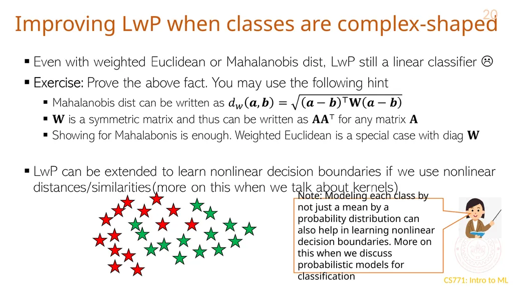 Learning with Prototypes CS771: Introduction to - slide 20 of 22