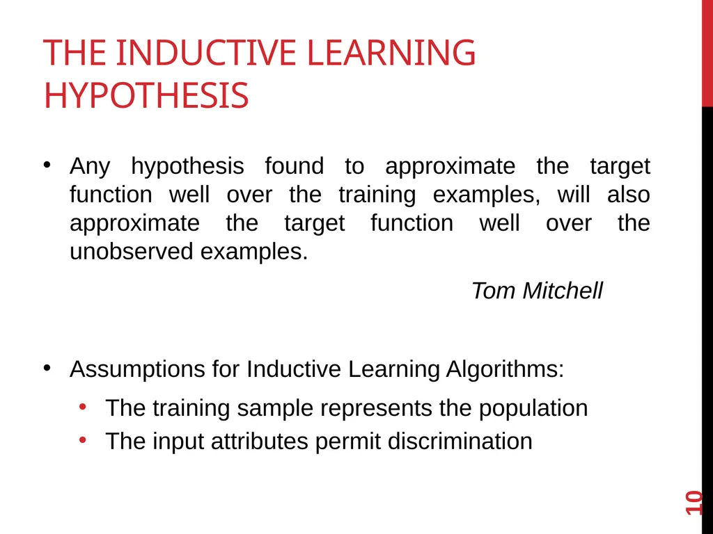 Machine Learning lecture 2 concept learning and - slide 10 of 18