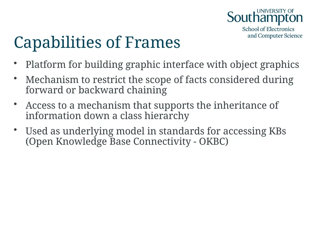 Semantic Networks, Frames, Scripts and Rules Dr - slide 27 of 50