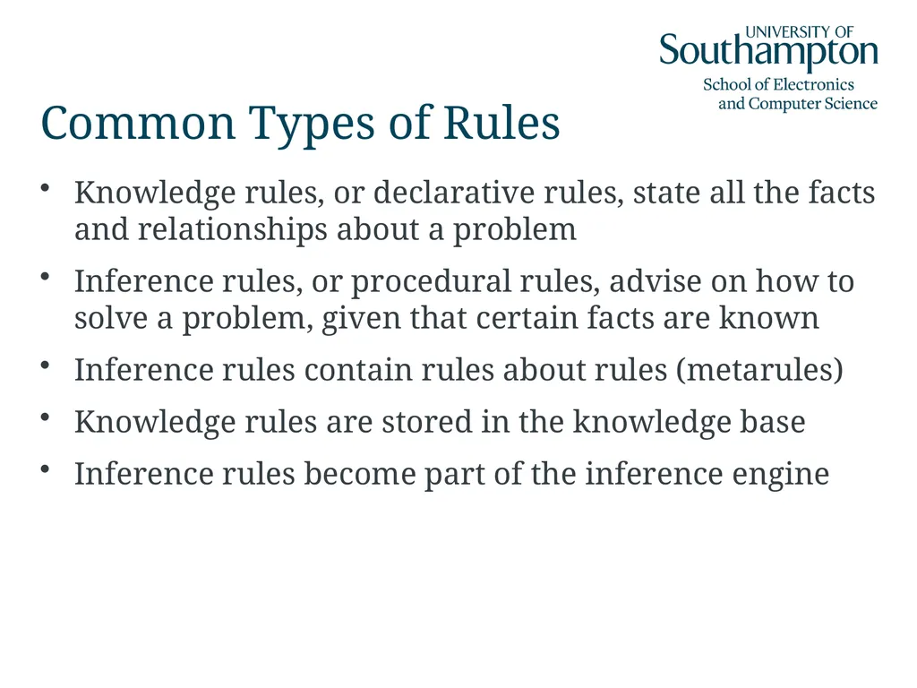 Semantic Networks, Frames, Scripts and Rules Dr - slide 48 of 50