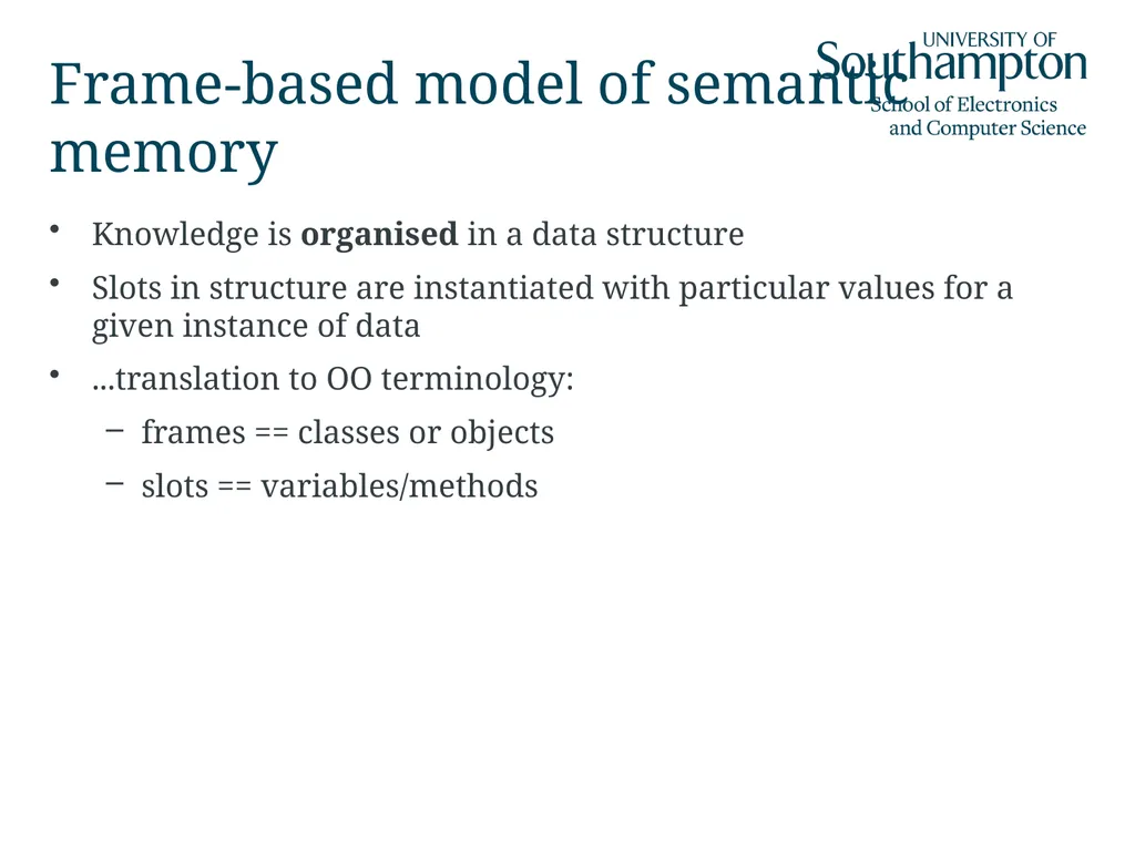 Semantic Networks, Frames, Scripts and Rules Dr - slide 16 of 50