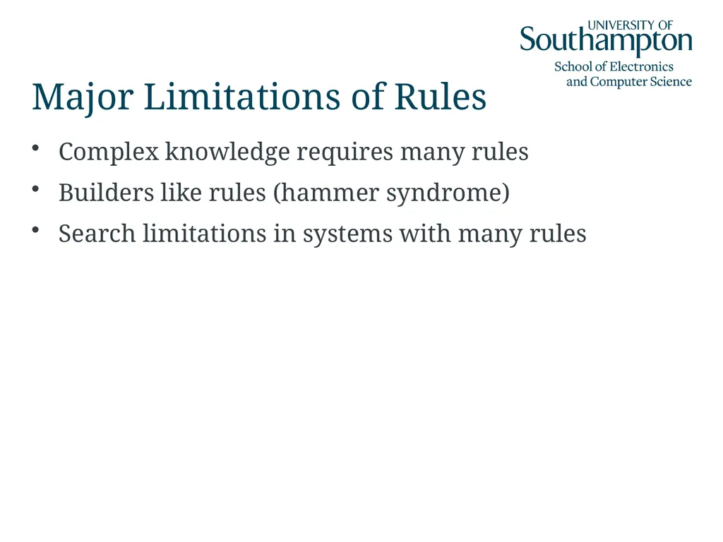 Semantic Networks, Frames, Scripts and Rules Dr - slide 50 of 50