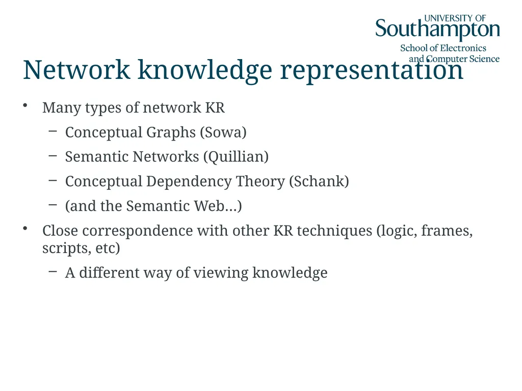 Semantic Networks, Frames, Scripts and Rules Dr - slide 11 of 50