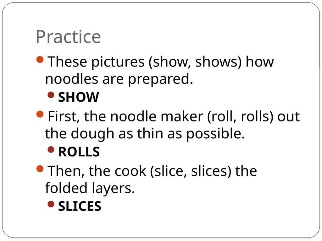 Chapter 5 Subject Verb Agreement A verb should - slide 9 of 12