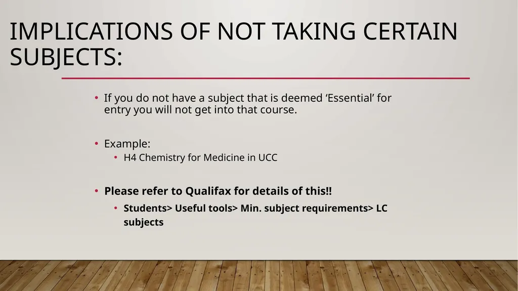 Choices after Junior Cert 2021 Leaving Cert - slide 12 of 18