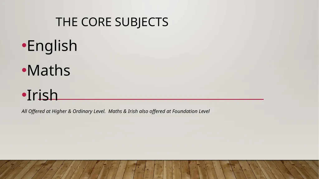 Choices after Junior Cert 2021 Leaving Cert - slide 4 of 18