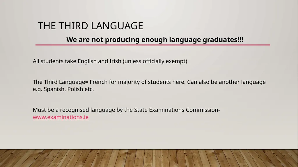 Choices after Junior Cert 2021 Leaving Cert - slide 13 of 18