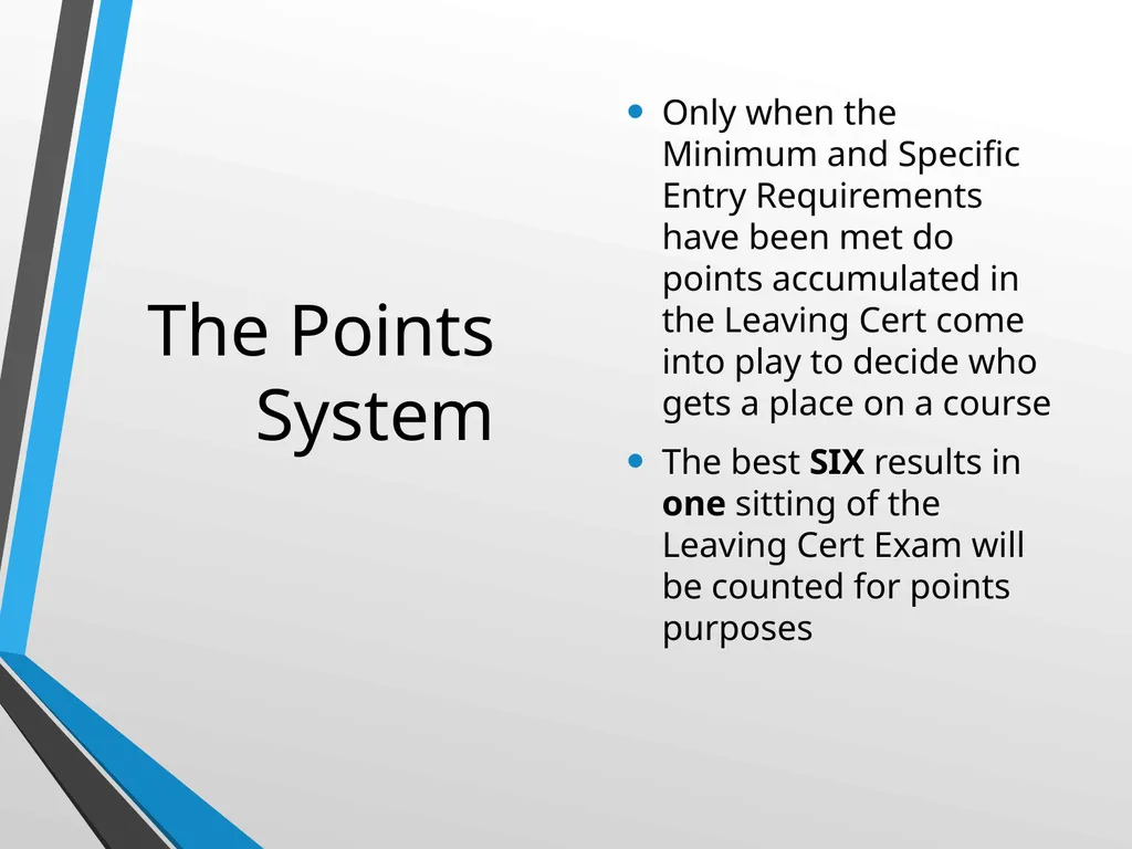 WELCOME Presentation on Subject Choice for Leaving - slide 22 of 25