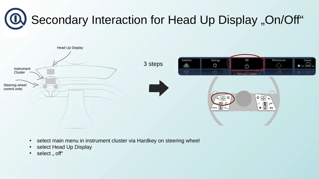 Primary and Secondary Interactions for Head up - slide 3 of 5