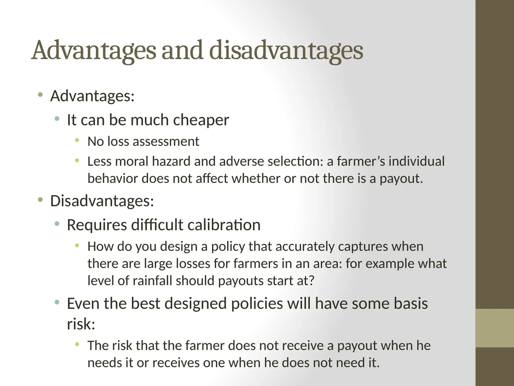 Learning about Agricultural Microinsurance from - slide 19 of 38