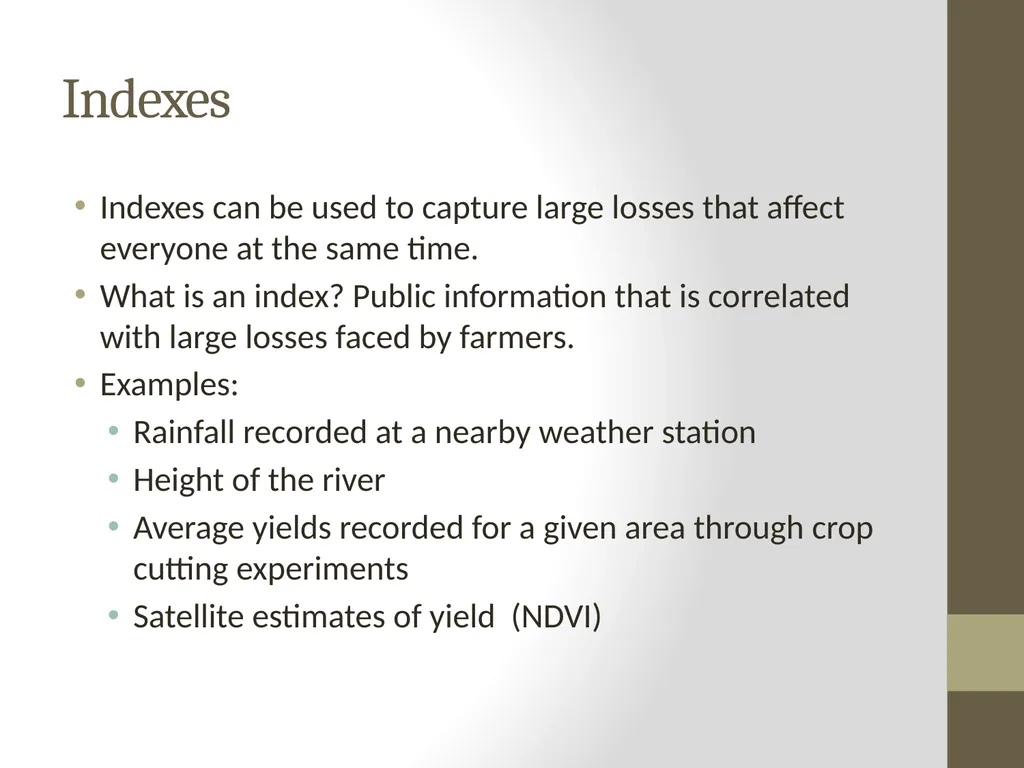 Learning about Agricultural Microinsurance from - slide 17 of 38