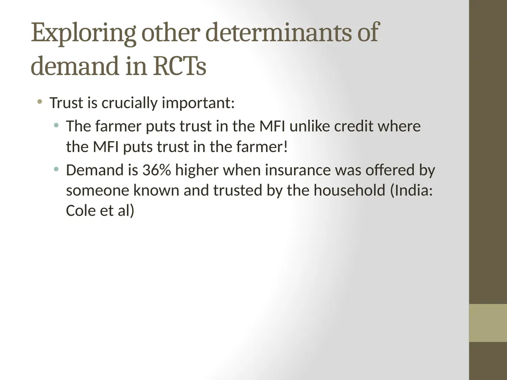 Learning about Agricultural Microinsurance from - slide 32 of 38