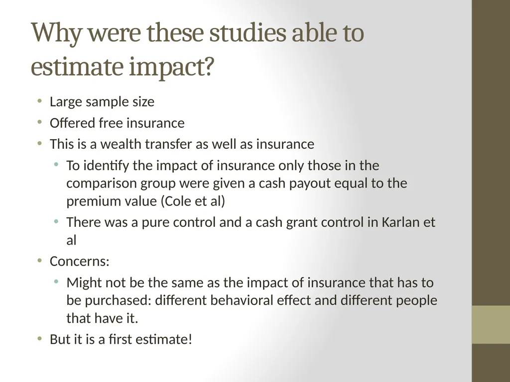 Learning about Agricultural Microinsurance from - slide 36 of 38
