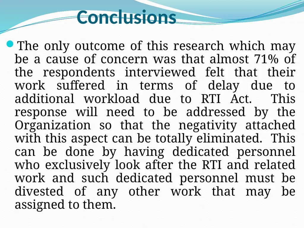 IMPLEMENTATION OF RTI ON INDIAN RAILWAYS - slide 28 of 30