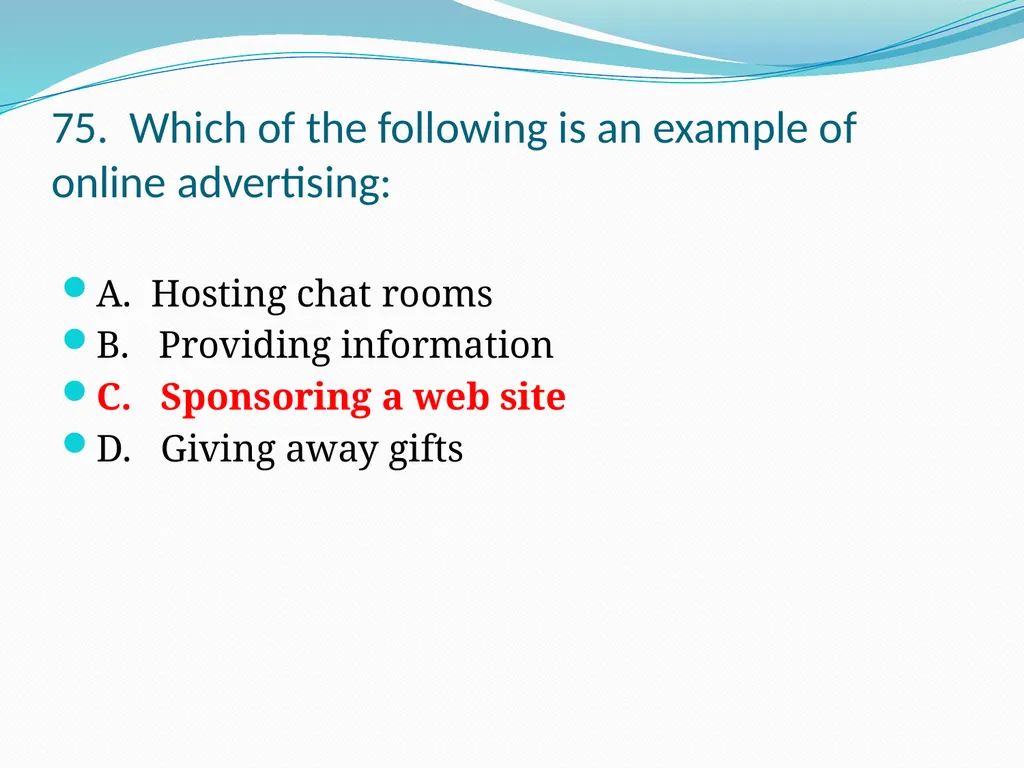 SEM 3.03 & 3.04 COMPONENTS OF ADVERTISEMEN S - slide 35 of 61