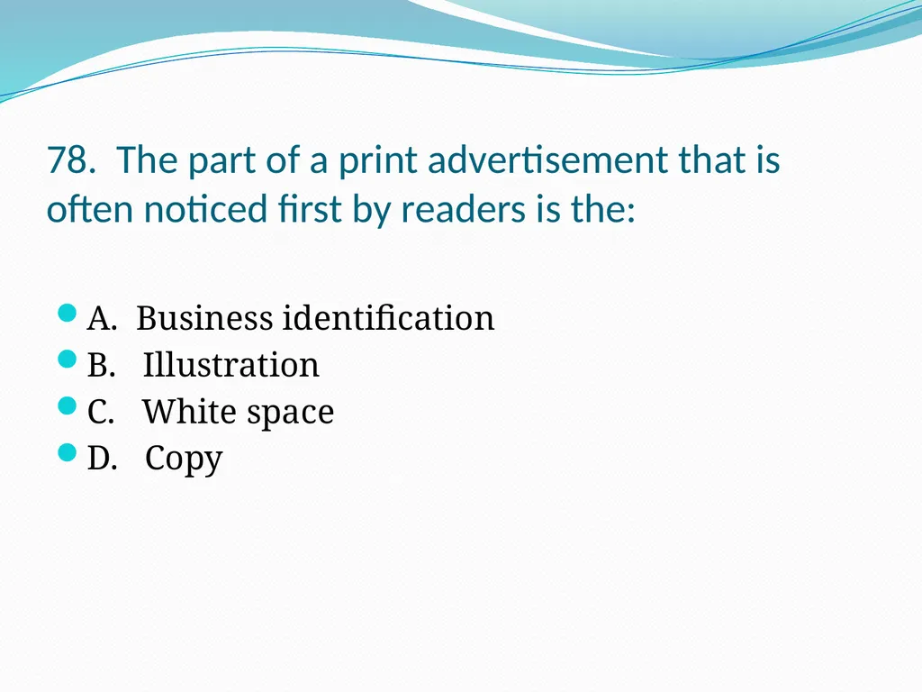 SEM 3.03 & 3.04 COMPONENTS OF ADVERTISEMEN S - slide 40 of 61