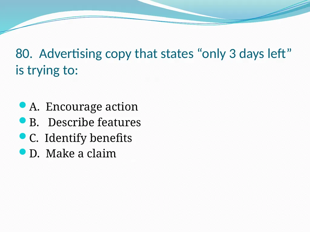 SEM 3.03 & 3.04 COMPONENTS OF ADVERTISEMEN S - slide 44 of 61