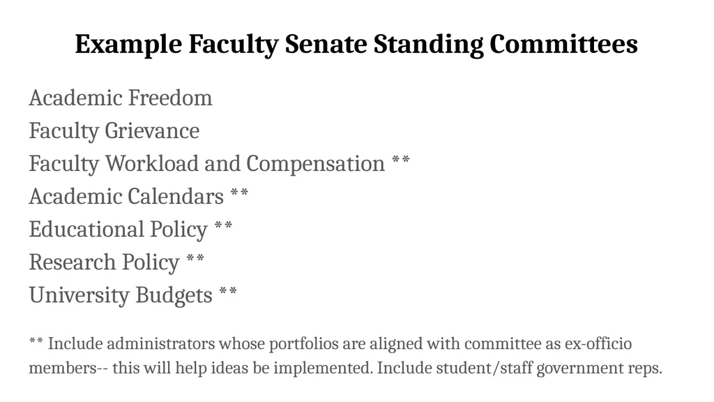Academic Freedom, Shared Governance, and Faculty - slide 15 of 21