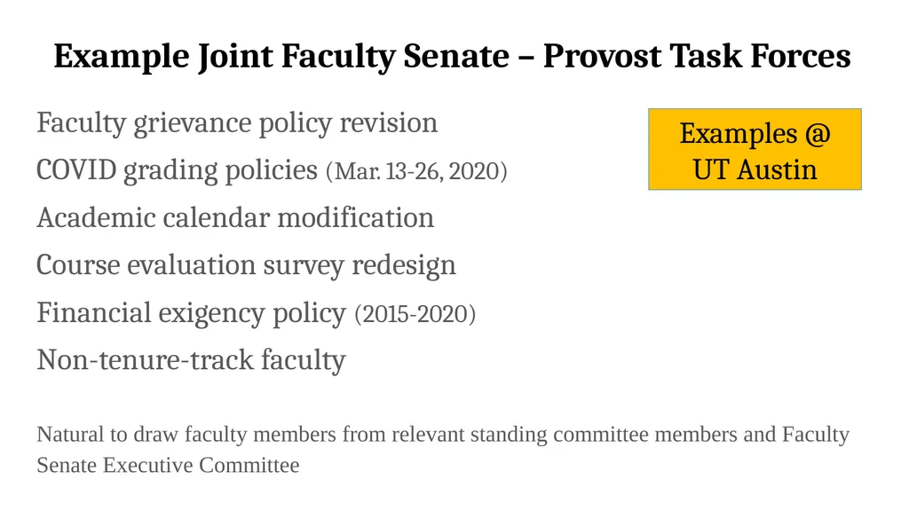 Academic Freedom, Shared Governance, and Faculty - slide 16 of 21