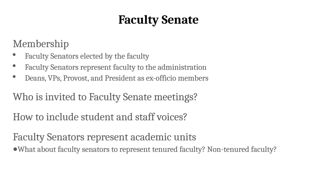 Academic Freedom, Shared Governance, and Faculty - slide 13 of 21