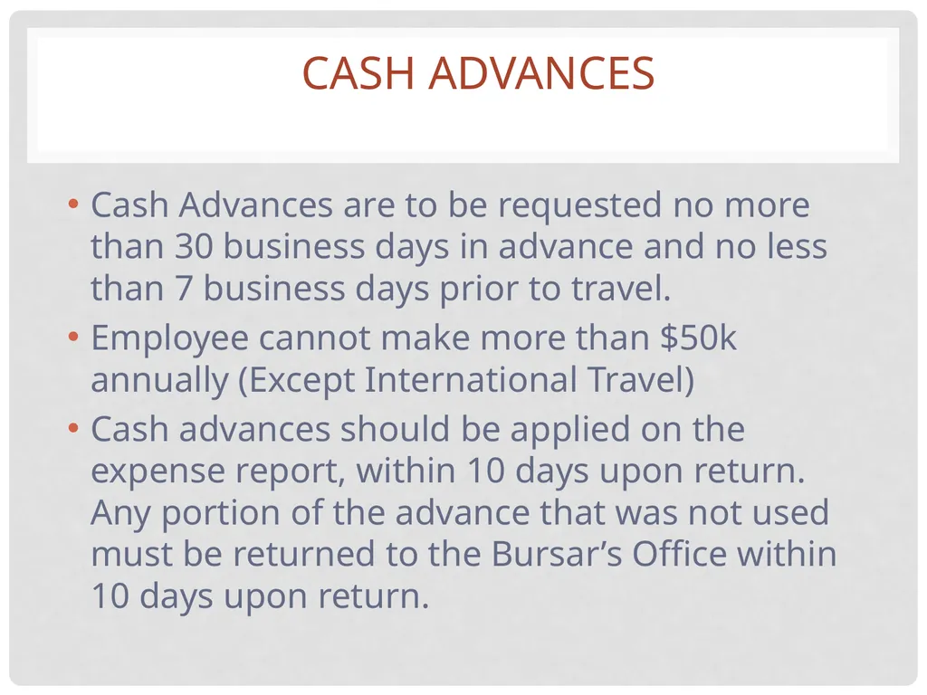 Travel and expense Reimbursement Presented by: - slide 7 of 39