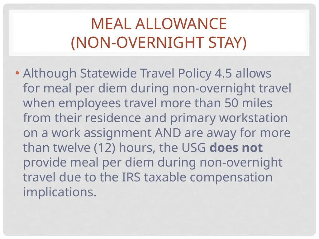 Travel and expense Reimbursement Presented by: - slide 11 of 39
