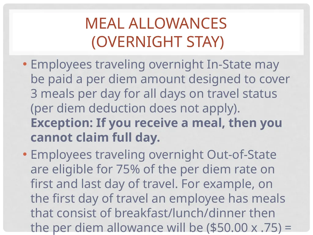 Travel and expense Reimbursement Presented by: - slide 10 of 39