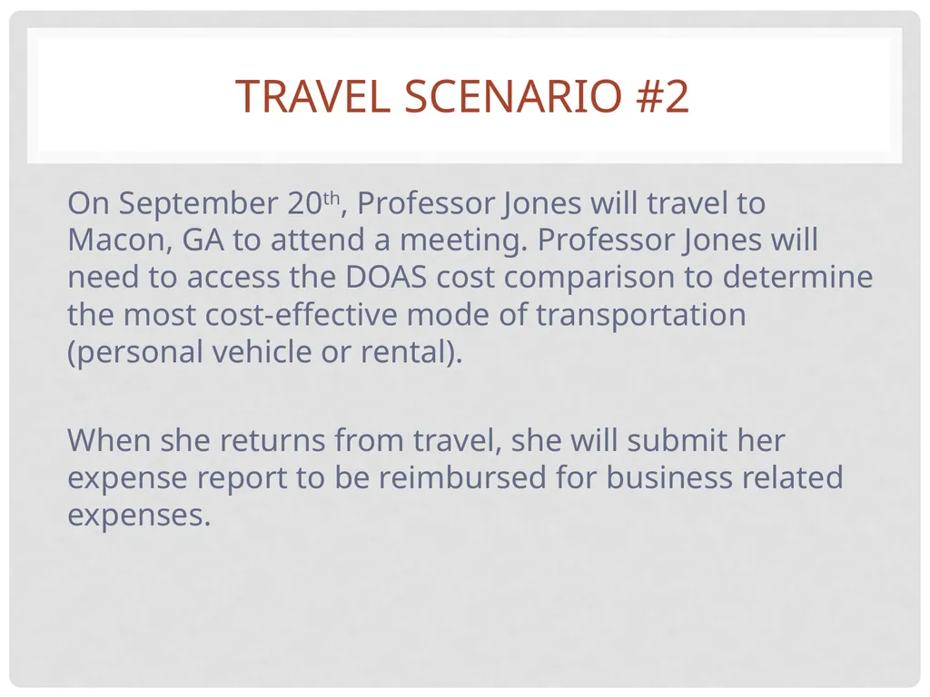 Travel and expense Reimbursement Presented by: - slide 37 of 39