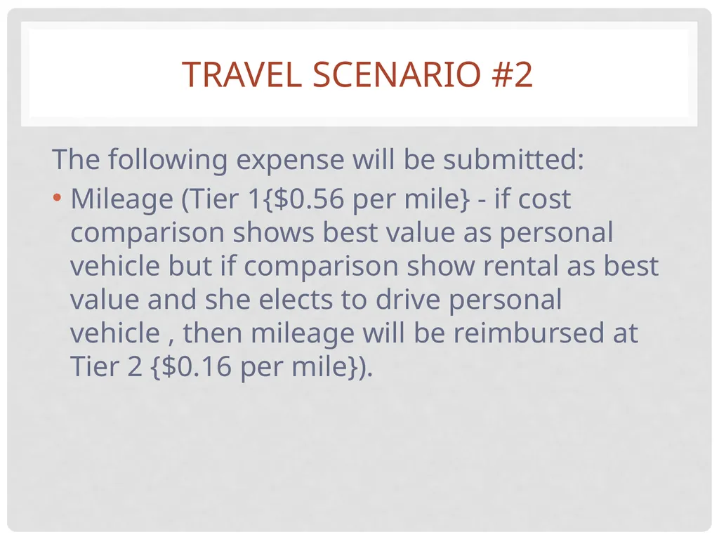 Travel and expense Reimbursement Presented by: - slide 38 of 39