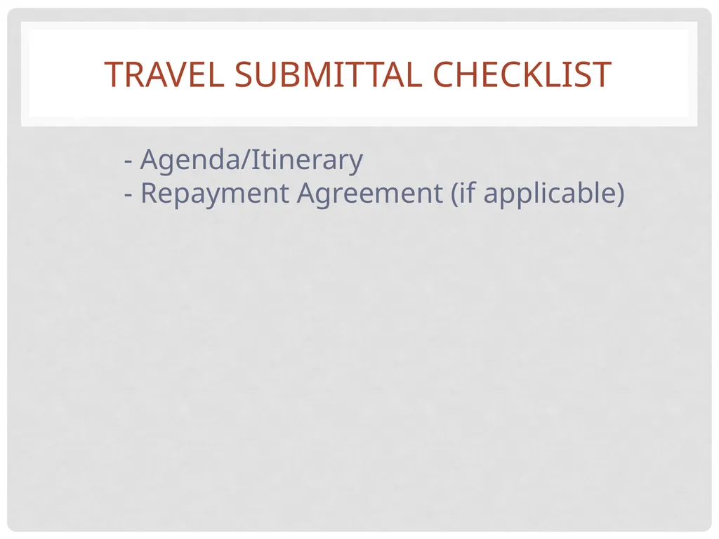 Travel and expense Reimbursement Presented by: - slide 31 of 39