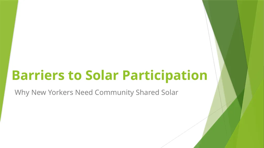 COMMUNITY SOLAR 101 Realizing Affordable Solar - slide 12 of 33