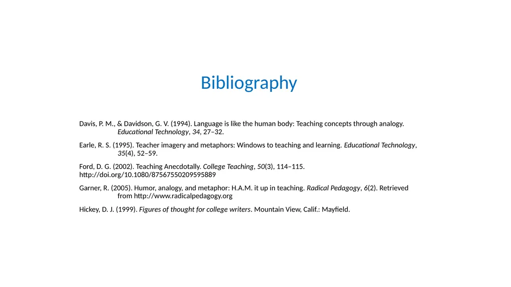Building connections: Using analogies and - slide 15 of 15