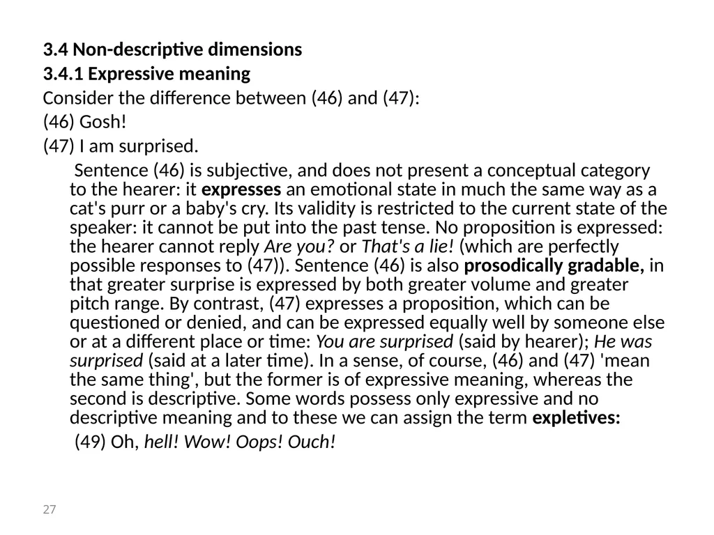 Chapter 3 Semantics 1 CHAPTER 3 Types and - slide 27 of 32