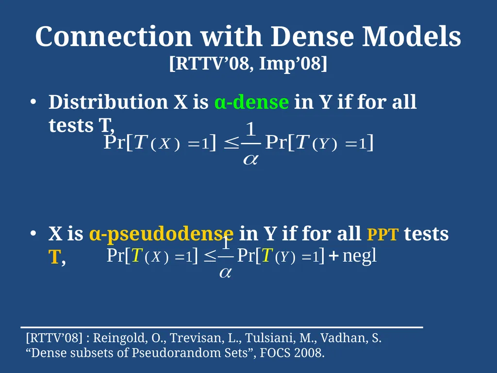 Computational Differential Privacy Ilya Mironov - slide 11 of 20