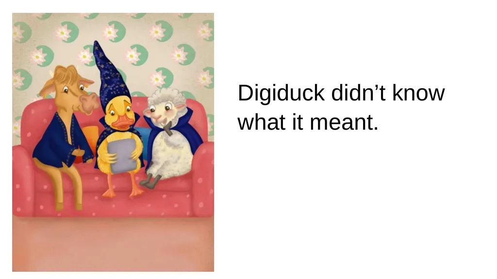 Digiduck and the Magic Castle Sensory Story - slide 7 of 17
